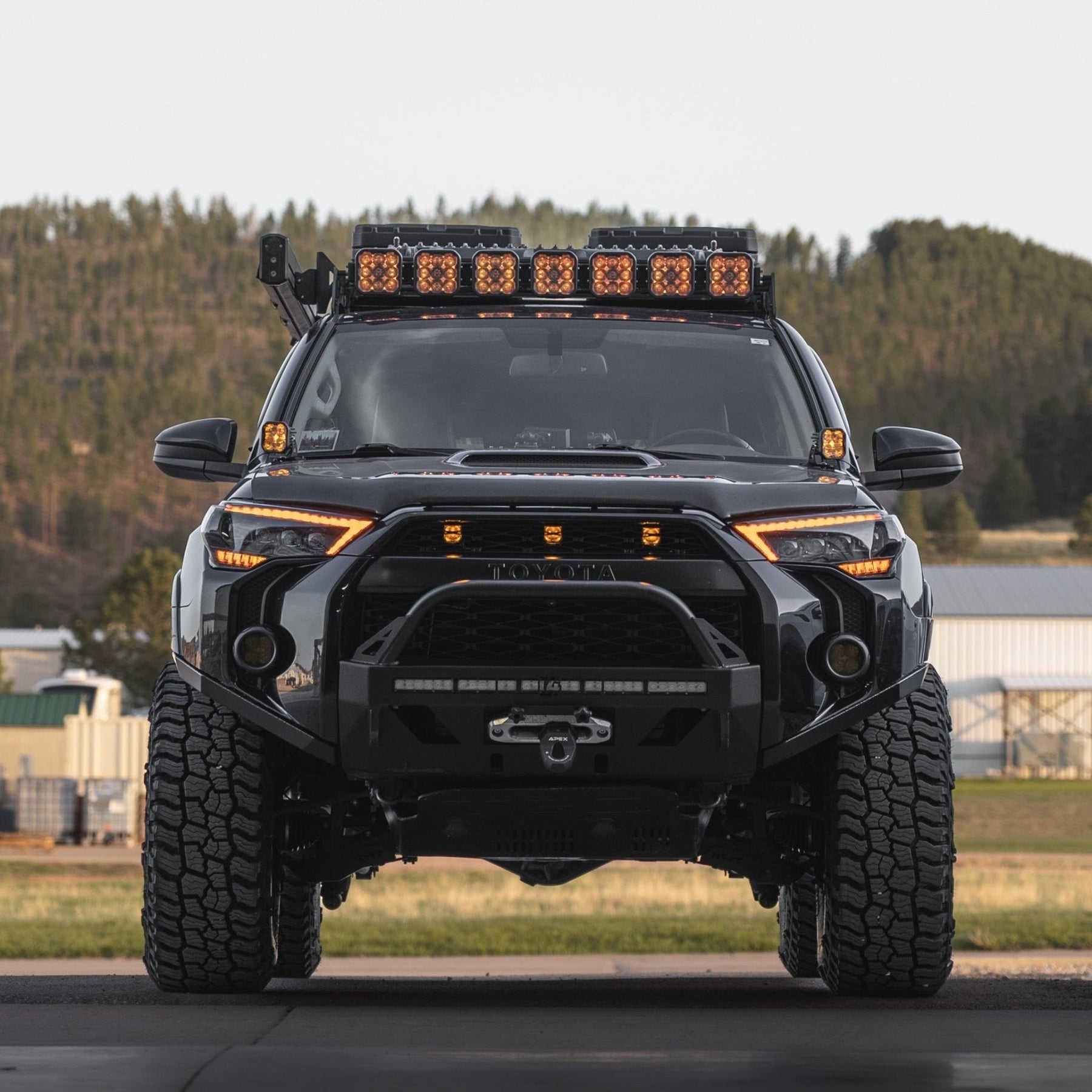 C4 Fabrication Lo-Pro Winch Bumper for 2014-2024 Toyota 4Runner - Recon Recovery