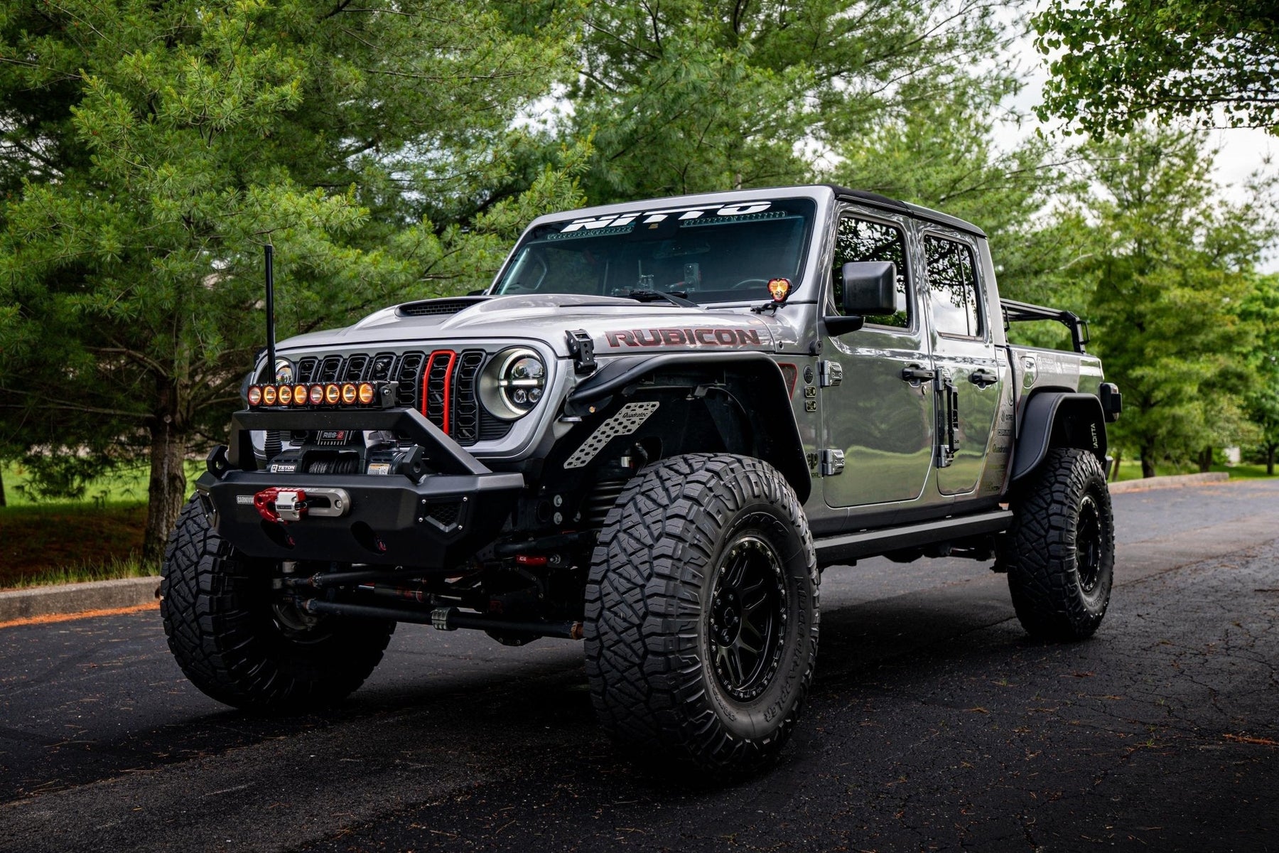 Attica 4x4 Terra Series Front Fender Flares for 2020-2026 Jeep Gladiator JT