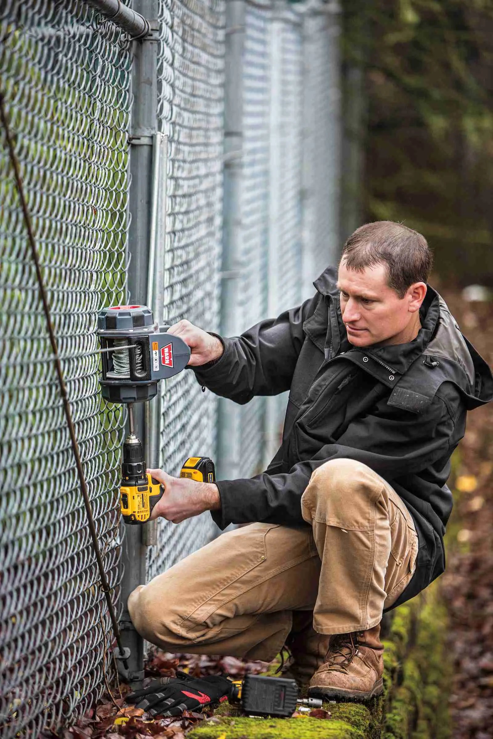 WARN Drill Winch – 750 lb Portable Drill-Powered Winch | Lightweight & Versatile