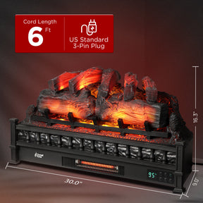 Eternal Flame EF30-PB Electric Fireplace Logs