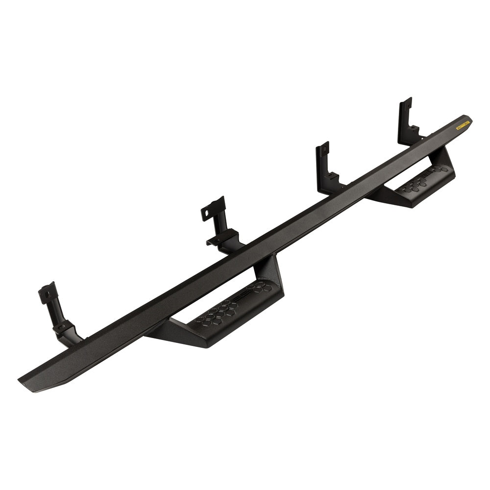SmittyBilt Cab Length Bolt On Angular Drop Steps for 2019-2024 Chevy Silverado 1500 Crew Cab