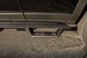 Smittybilt Angular Bolt on Drop Steps for 2024-2026 Toyota Land Cruiser - Textured Black