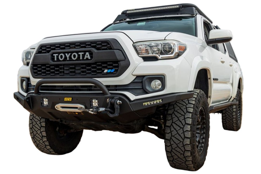 Smittybilt Modular Hidden Winch Center Mount Front Bumper for 2016-2023 Toyota Tacoma