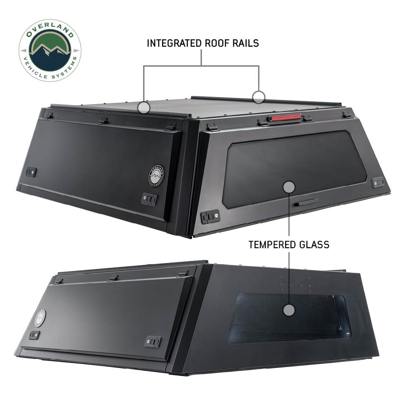 OVS Expedition Stainless Steel Truck Cap with Wing Doors For 2022-2026 Ford Maverick
