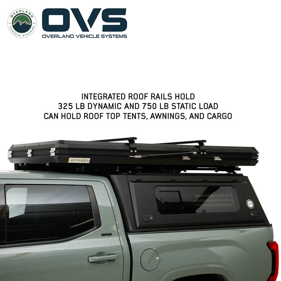 OVS Expedition PRO+ Stainless Steel Truck Cap with Full Windows for 2022-2026 Toyota Tundra