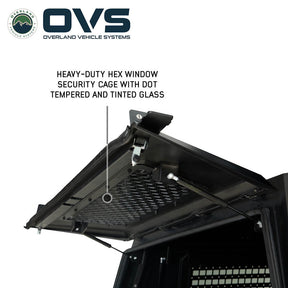 OVS Expedition PRO+ Stainless Steel Truck Cap with Full Windows for 2021-2026 Ford F-150 6.5ft Bed