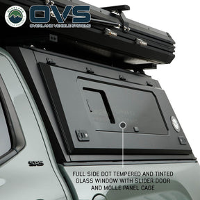 OVS Expedition PRO+ Stainless Steel Truck Cap with Full Windows for 2016-2023 Toyota Tacoma 5ft
