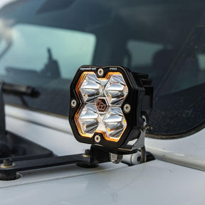 Baja Designs Squadron 2.0 Pro A-Pillar Light Kit - 2018-2026 Jeep Wrangler JL & 2020-2025 Gladiator JT (Clear, Spot)