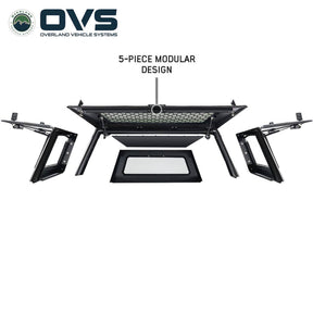 OVS Expedition Stainless Steel Truck Cap – Full Wing Doors for 2024–2026 Tacoma 6ft Bed