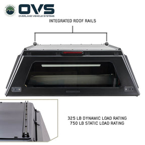 OVS Expedition Stainless Steel Truck Cap – Full Wing Doors for 2024–2026 Tacoma 6ft Bed
