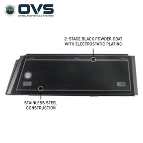 OVS Expedition Stainless Steel Truck Cap – Full Wing Doors for 2024–2026 Tacoma 6ft Bed
