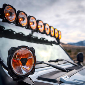 KC HiLites Gravity Titan 6" LED - Single Light - Wide-40 Beam