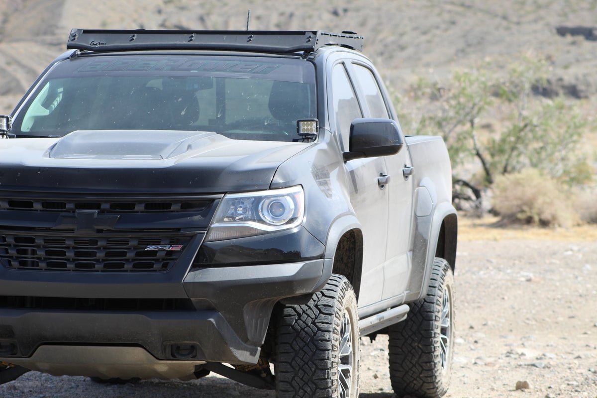 Low Profile Ditch Light Mounting Brackets For 2015-2022 Chevy Colorado GMC Canyon