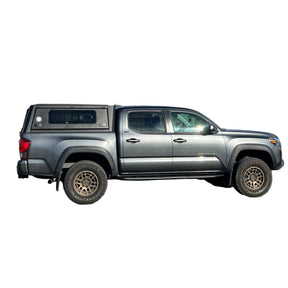 OVS Expedition PRO+ Stainless Steel Truck Cap with Full Windows for 2016-2023 Toyota Tacoma 5ft
