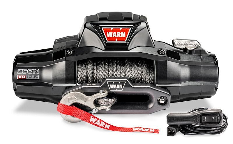 WARN ZEON XD 12-S Winch – Fastest Line Speed | IP68K Waterproof Synthetic Rope