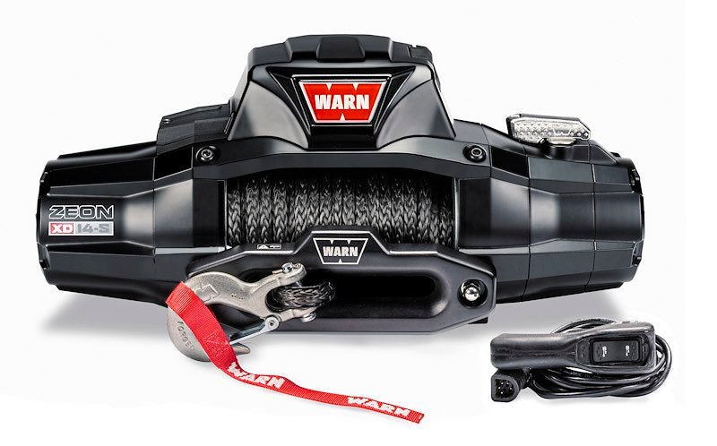 WARN ZEON XD 14-S Winch – Fastest Line Speed | IP68K Waterproof Synthetic Rope