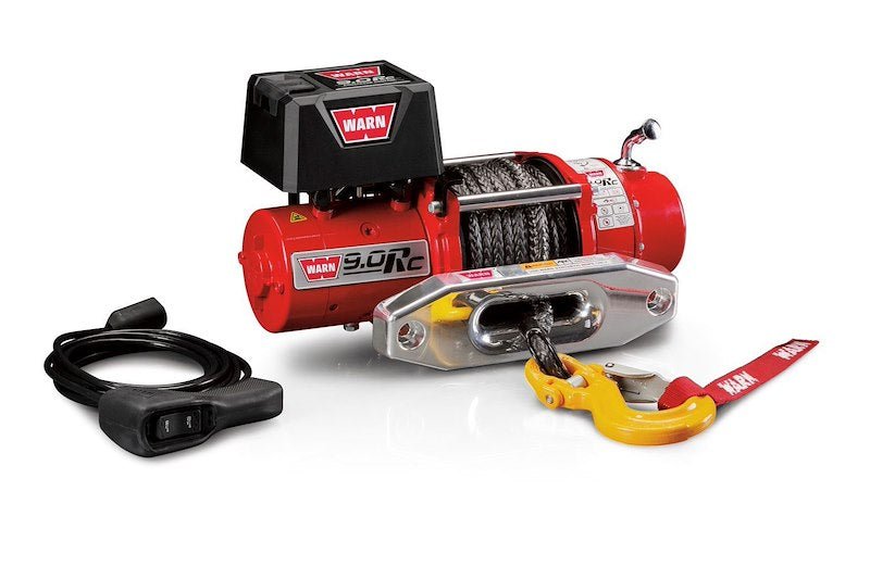 WARN 9.0Rc Winch – 9,000 lb Rock Crawling Synthetic Rope | Compact 54 lb