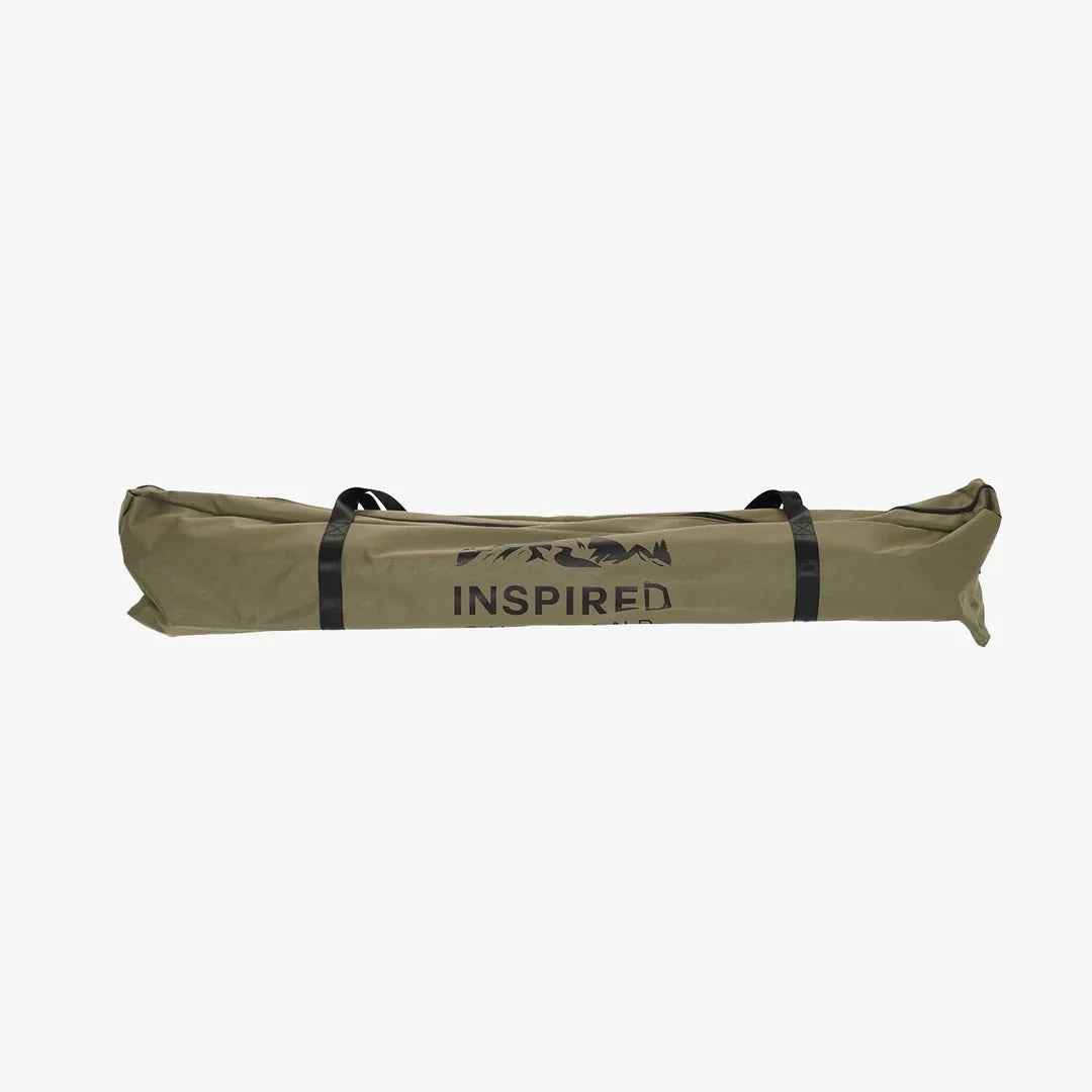 Inspired Overland Compact Camp Table – Adjustable Roll-Top Folding Table