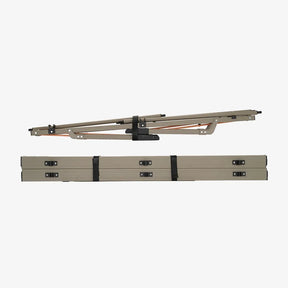 Inspired Overland Compact Camp Table – Adjustable Roll-Top Folding Table