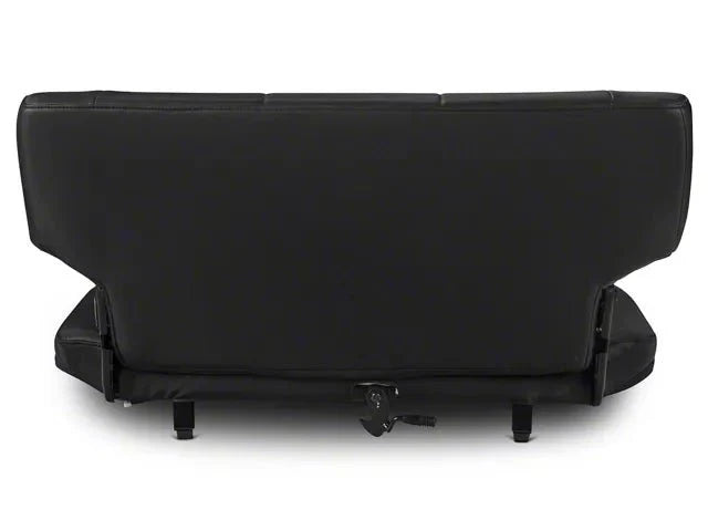 Smittybilt Black Denim Fold & Tumble Rear Seat For 1997-2006 Jeep Wrangler TJ LJ- Recon Recovery