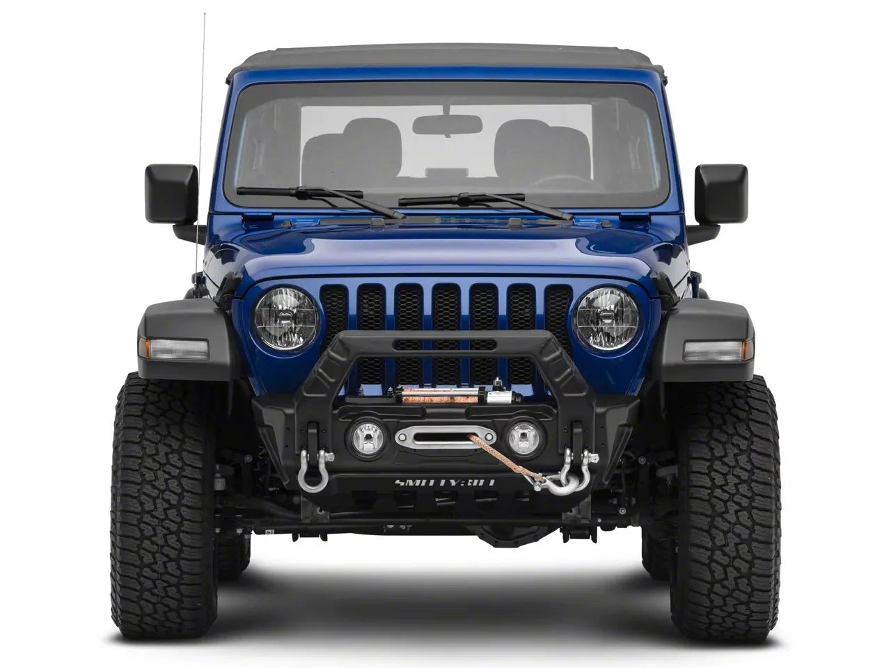 SmittyBilt Stryker Modular Front Bumper for 2007-2025 Jeep Wrangler JK JL & Gladiator JT