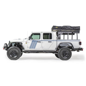 Smittybilt Textured Black Nerf Steps for 2020-2025 Jeep Gladiator JT - Recon Recovery
