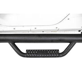 Smittybilt Textured Black Nerf Steps for 2020-2025 Jeep Gladiator JT - Recon Recovery