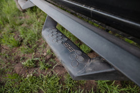 Smittybilt Textured Black Angular drop Steps For 2024+ Toyota Tacoma - Recon Recovery
