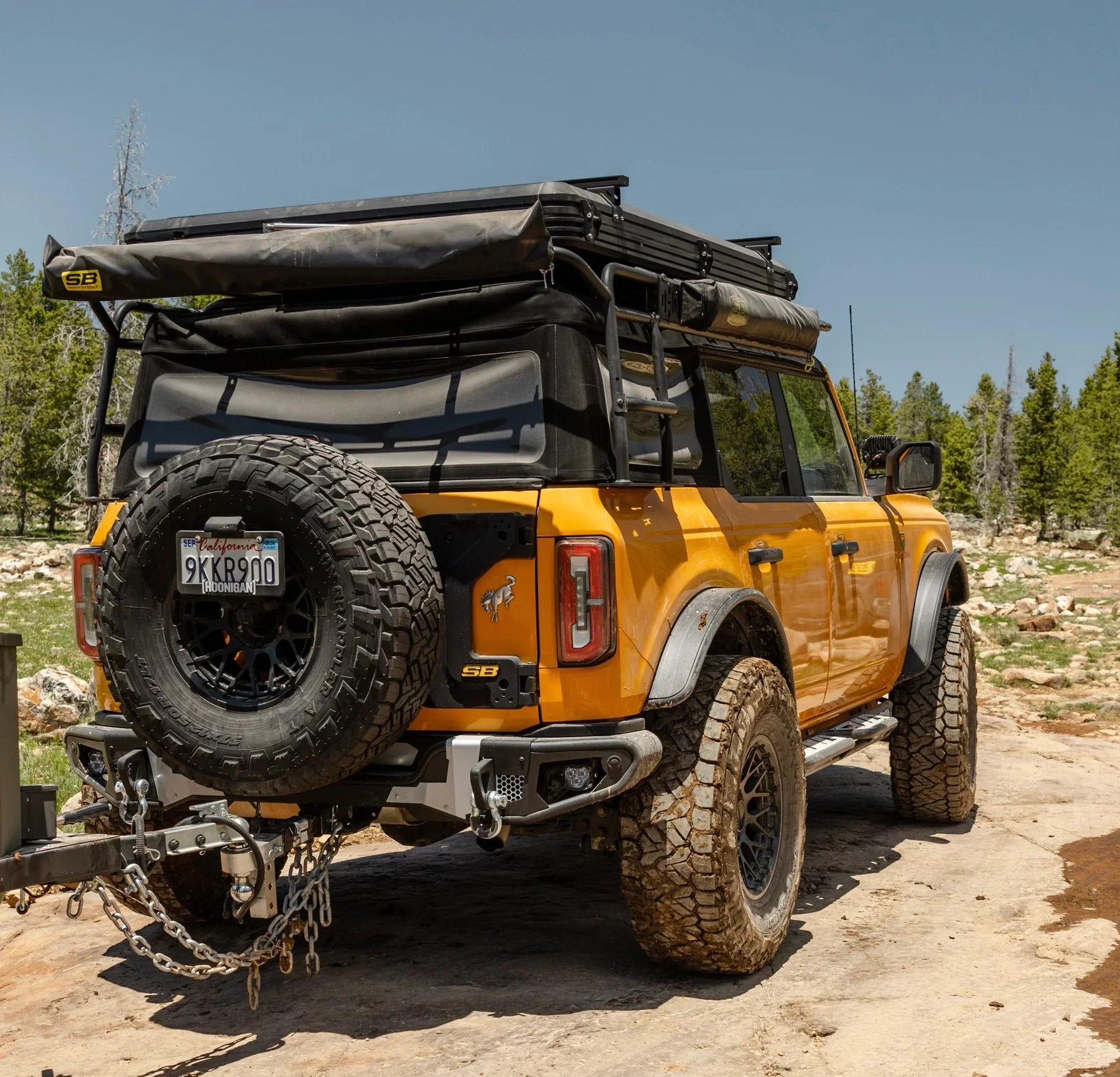 Smittybilt Gen2 Compact Rear or Side Awning 4.5'x 8' - Recon Recovery