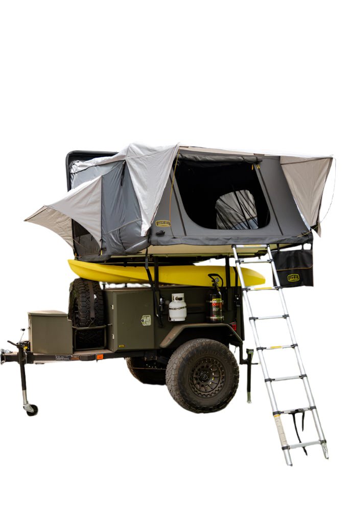 Smittybilt Overland Gen2 XXL Hard Shell Rooftop Tent RTT (5 Person) - Recon Recovery