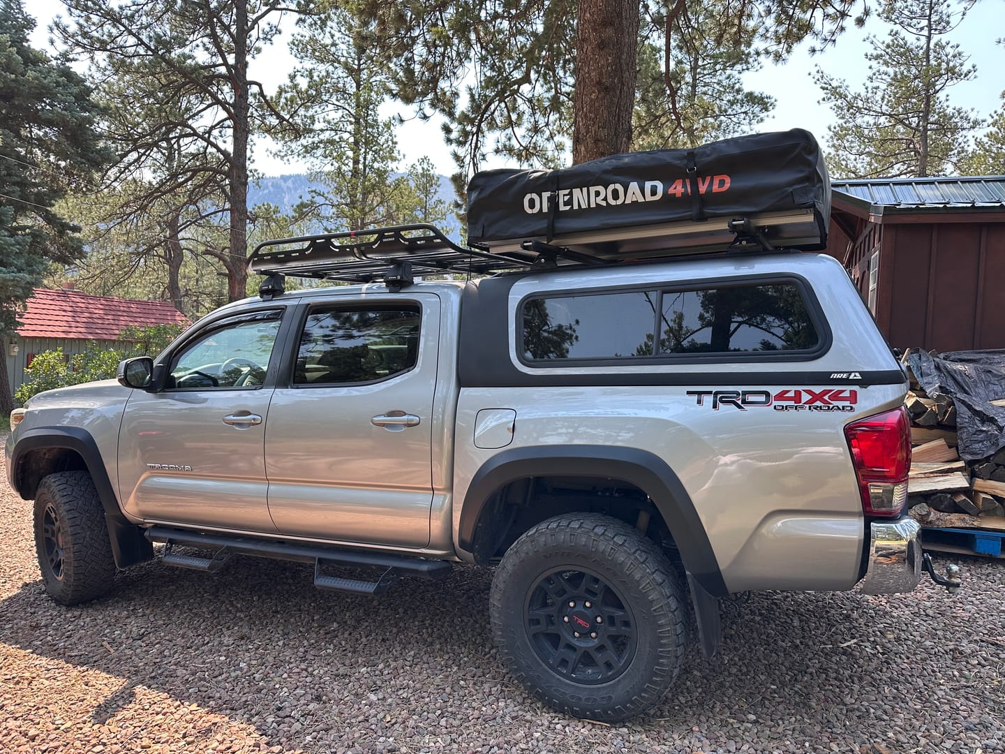 Openroad Soft Shell 2-3 People Rooftop Tent with Built in LED lights - 4 Season