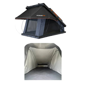 Openroad Aluminum Hard Shell V2 Rooftop Tent with LED Lights - 4 Season