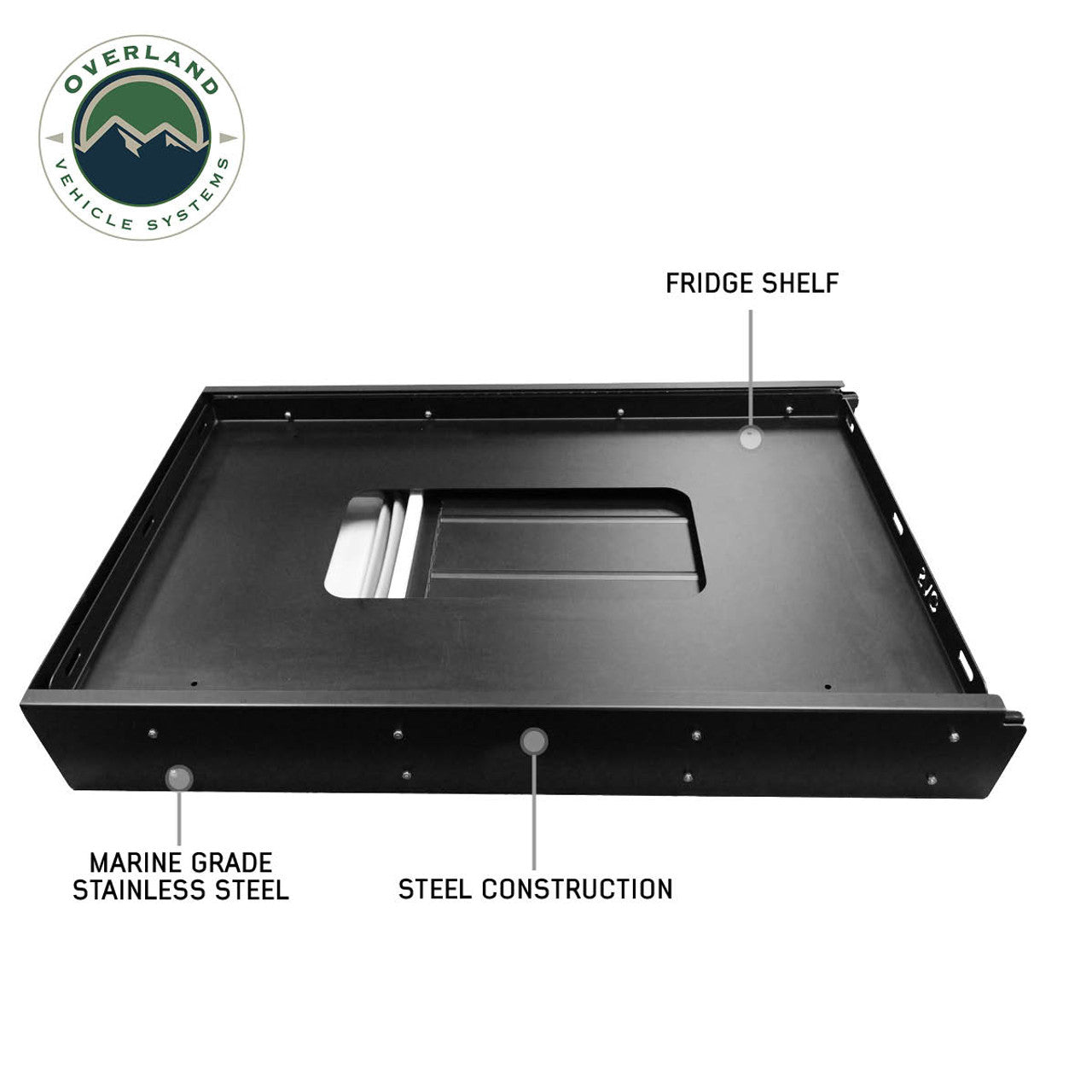 OVS Large Overlanding Refrigerator Tray and Extendable Sink Slide