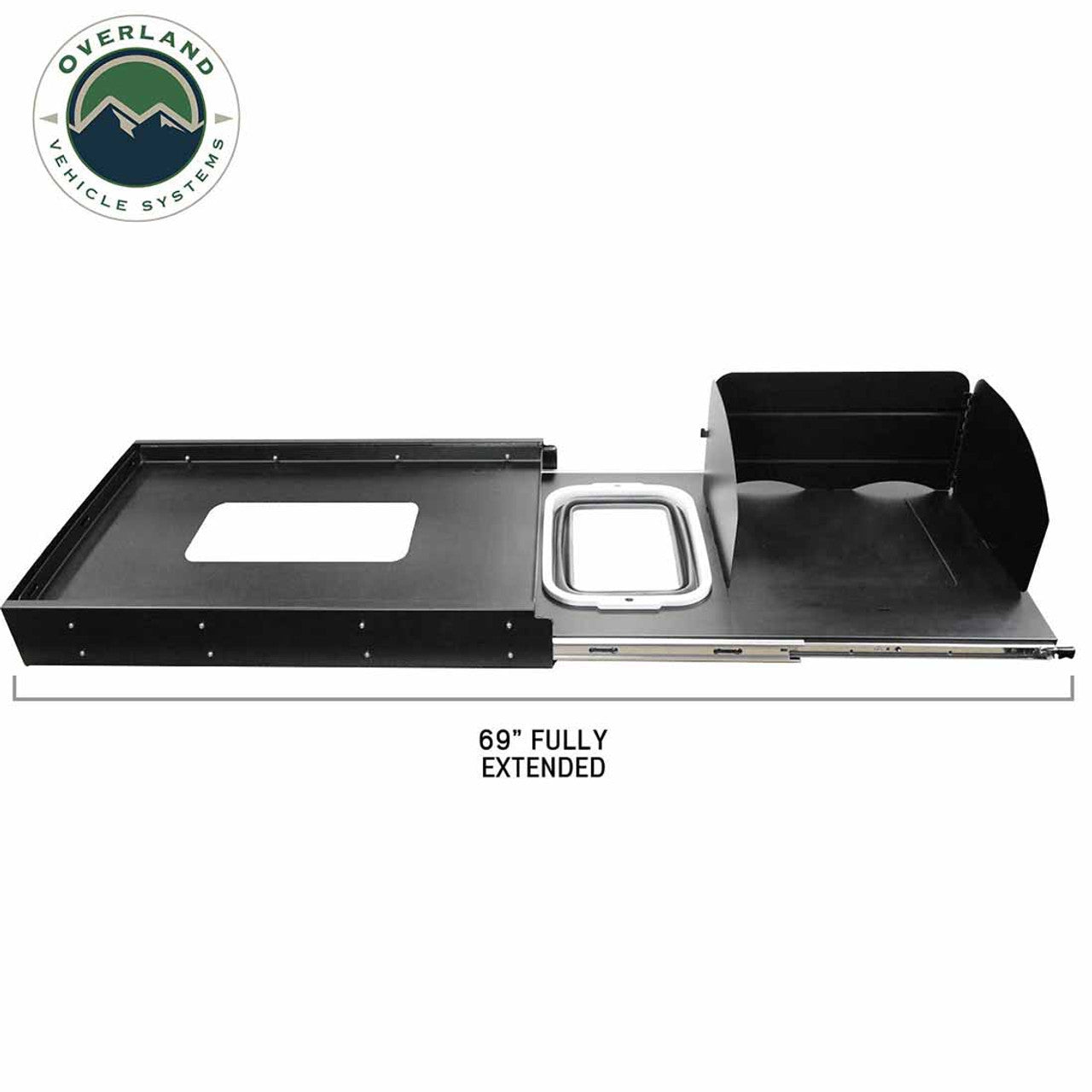 OVS Large Overlanding Refrigerator Tray and Extendable Sink Slide