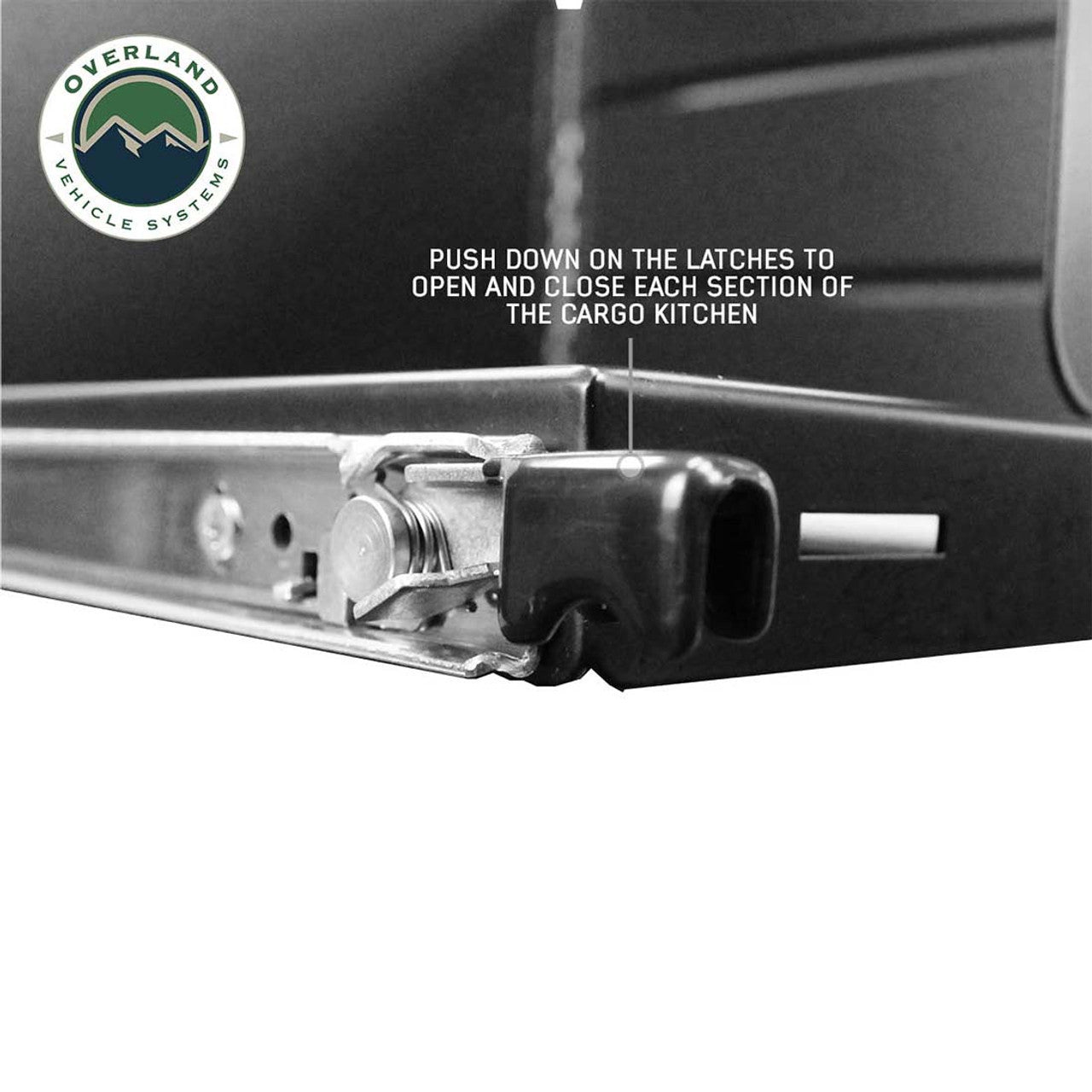 OVS Large Overlanding Refrigerator Tray and Extendable Sink Slide