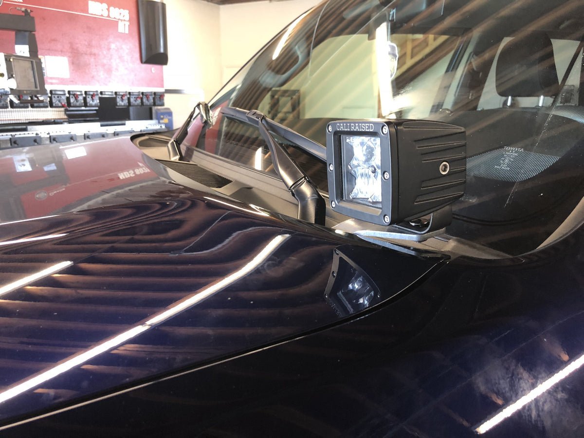 Low Profile LED Ditch Light Mounting Brackets For 2010-2022 Lexus GX 460 - Recon Recovery