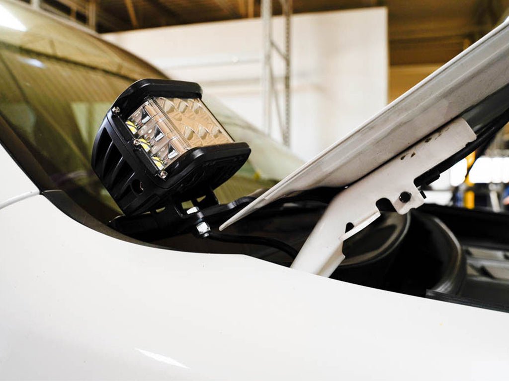Low Profile LED Ditch Light Mounting Brackets For 2010-2022 Lexus GX 460 - Recon Recovery