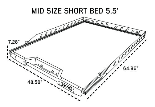 OVS Truck Bed Cargo Bedslide Extension - Recon Recovery