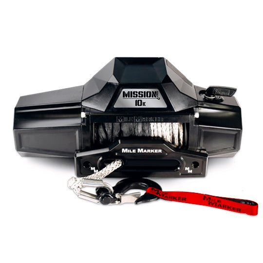 Mile Marker Mission Winch Series 10k - Covert Black