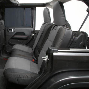 Smittybilt GEN2 Neoprene Seat Cover Set Front & Rear Charcoal For 2018-2025 Jeep Wrangler JL - Recon Recovery