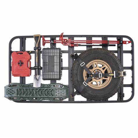 Smittybilt Defender Platform 3-Way Tire Ratcheting Tie Down Strap - Recon Recovery