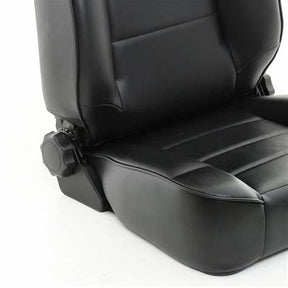 Smittybilt Factory Replacement Black Vinyl Seats For 1976 - 2003 Jeep Wrangler - Recon Recovery