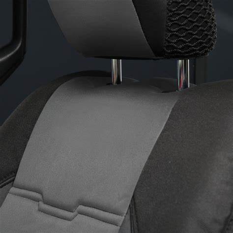 Smittybilt GEN2 Neoprene Seat Cover Set Front & Rear Charcoal For 2018-2025 Jeep Wrangler JL - Recon Recovery