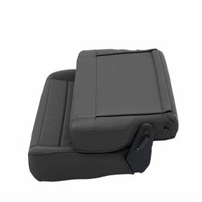 Smittybilt Black Denim Fold & Tumble Rear Seat For 1997-2006 Jeep Wrangler TJ LJ- Recon Recovery