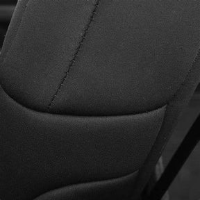 Smittybilt Black Neoprene Seat Cover Set Front & Rear For 2018-2025 Jeep Wrangler JL- Recon Recovery