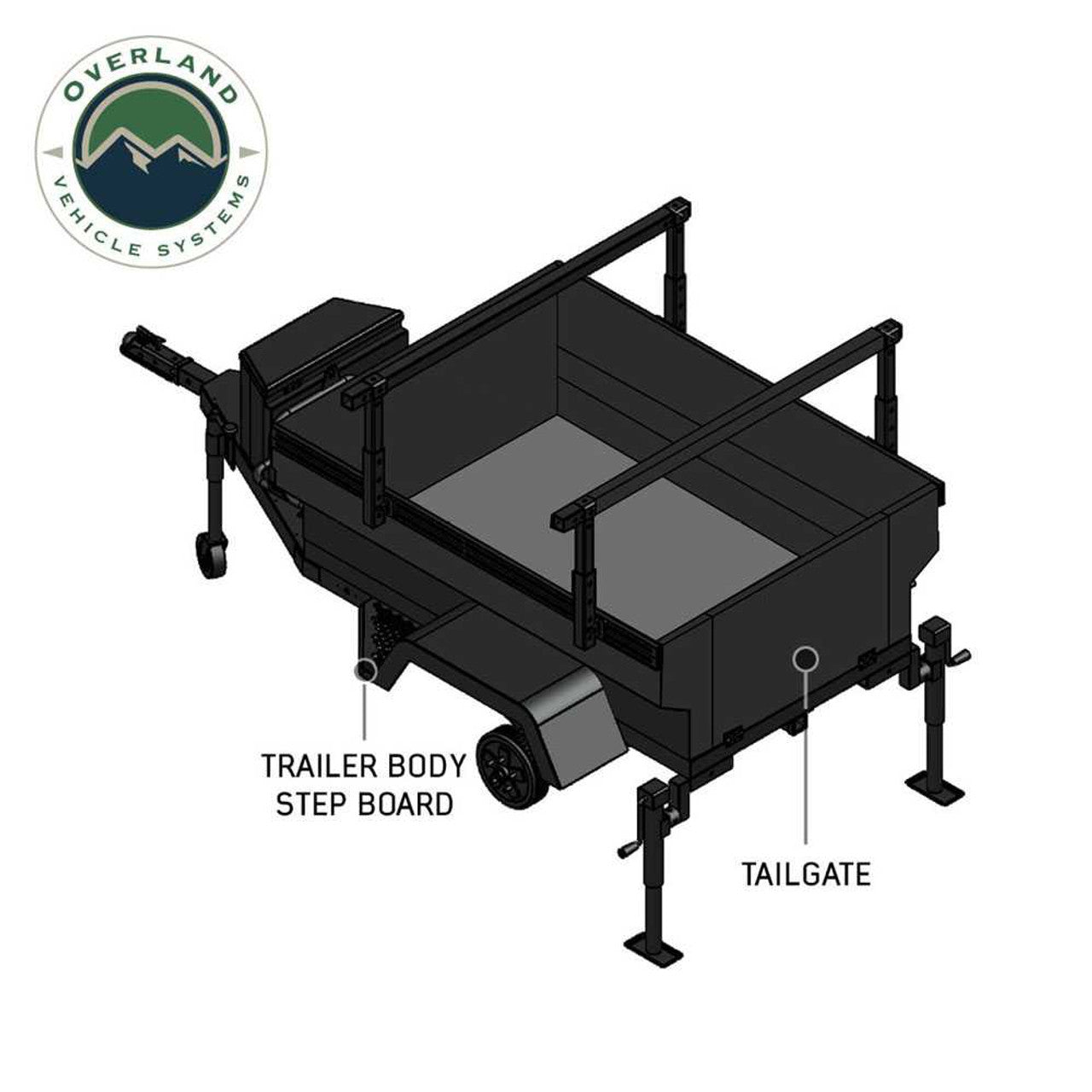 OVS Military Style Off Road Trailer Full Articulating Suspension - Recon Recovery