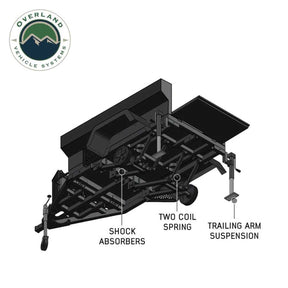 OVS Military Style Off Road Trailer Full Articulating Suspension - Recon Recovery