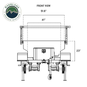 OVS Military Style Off Road Trailer Full Articulating Suspension - Recon Recovery