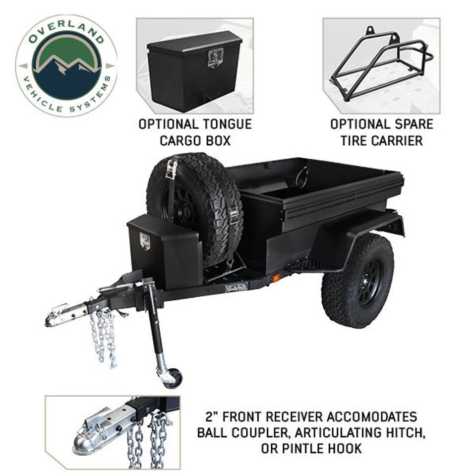 OVS Military Style Off Road Trailer Full Articulating Suspension - Recon Recovery