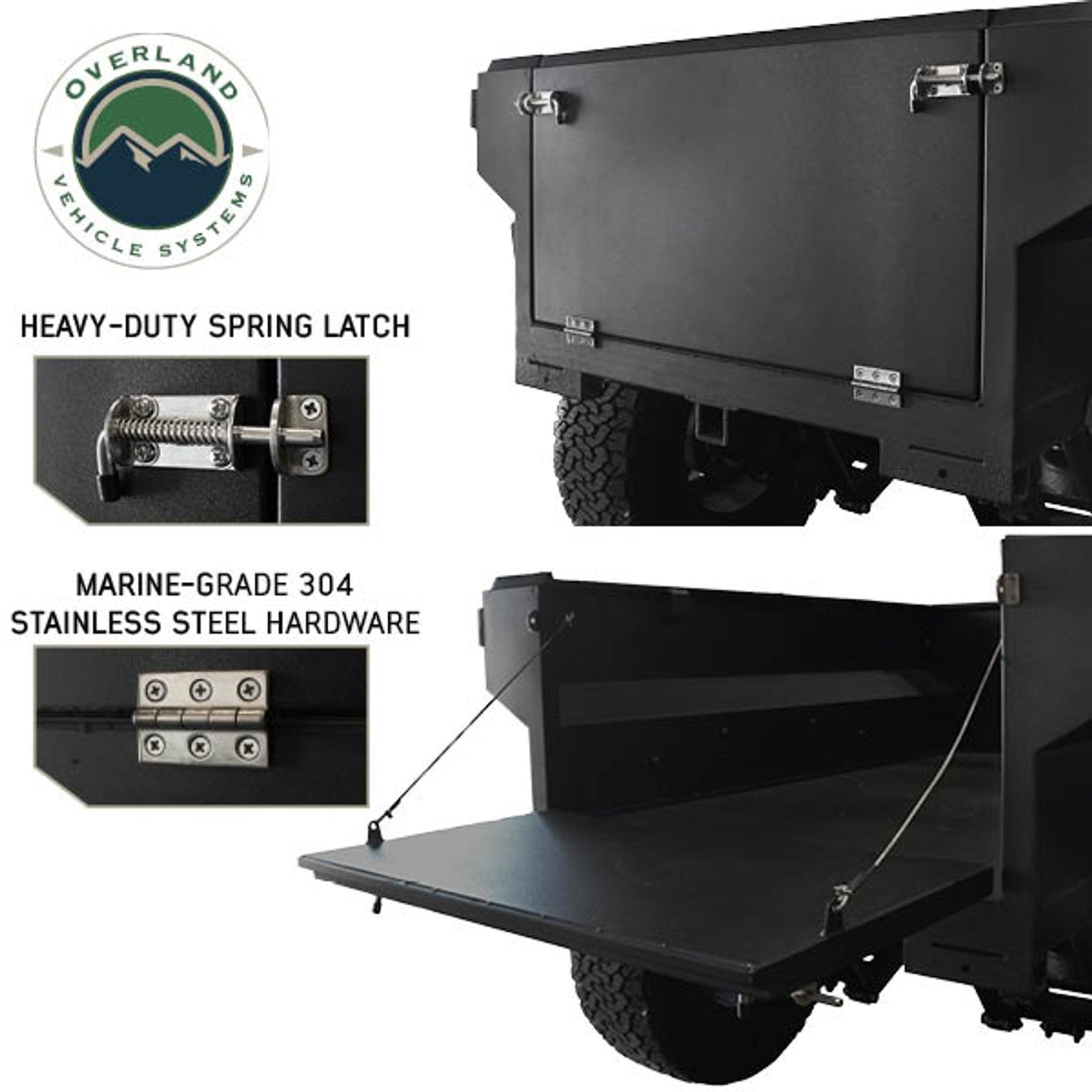 OVS Military Style Off Road Trailer Full Articulating Suspension - Recon Recovery